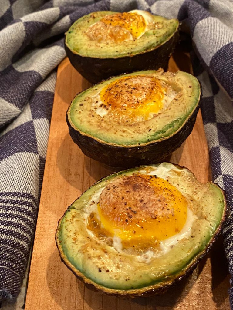 Avocado met Ei uit de oven